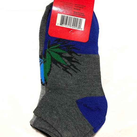 NWT 3pk Power Club Weed Socks - Picture 3 of 3